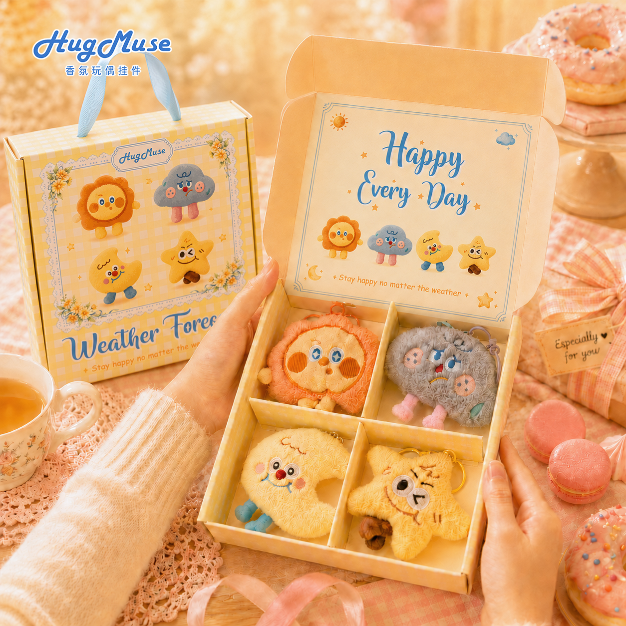 HugMuse Weather Mood Scented Plush Gift Box